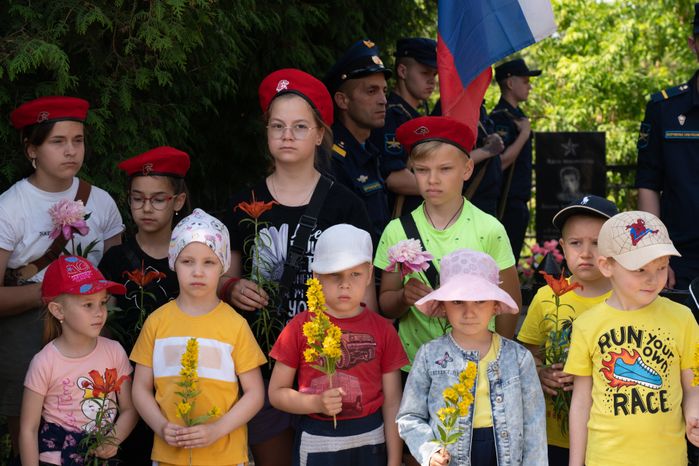 Деревня Слобода. Перезахоронение солдат ВОВ