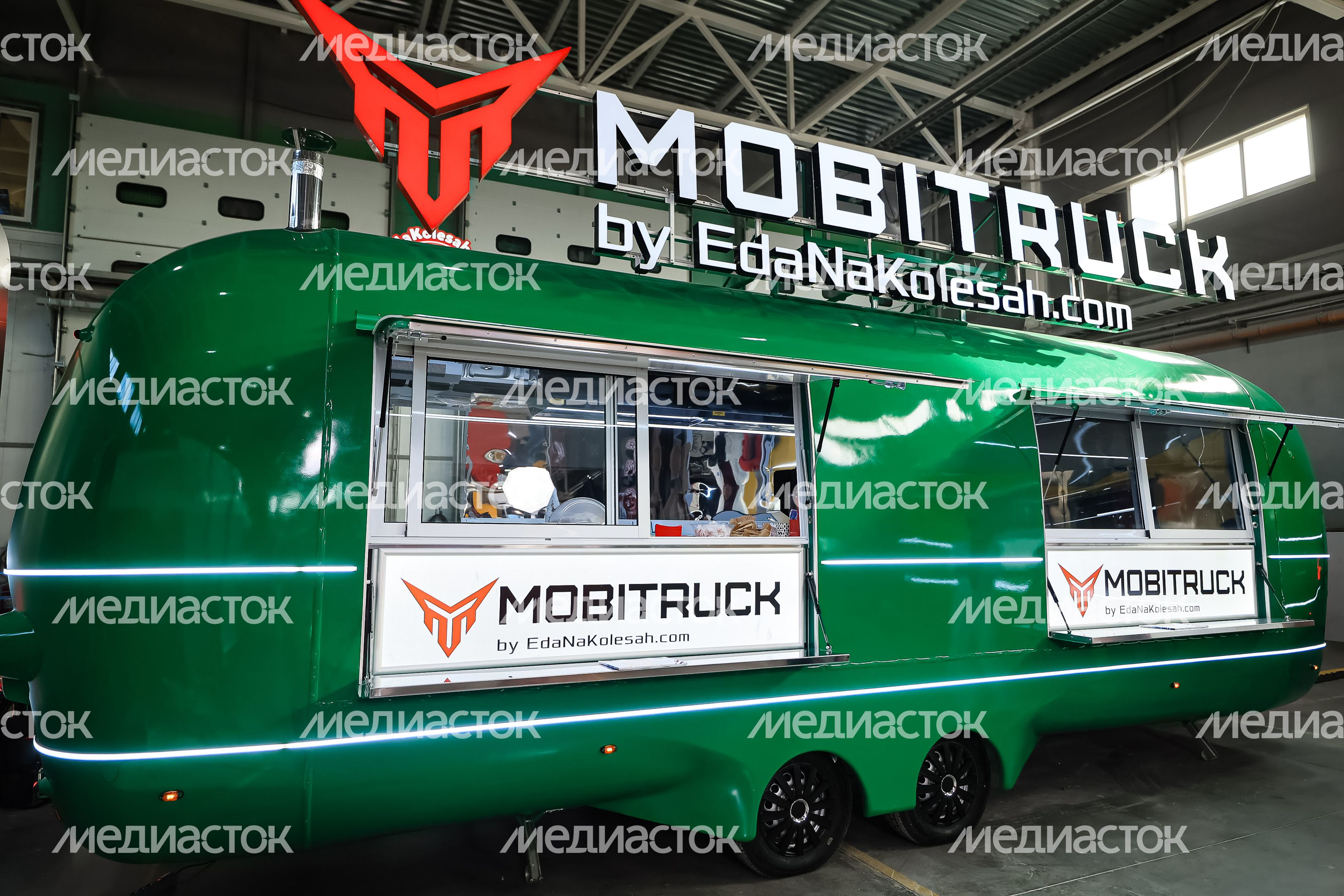Посещение губернатором производства мобитраков в Истре