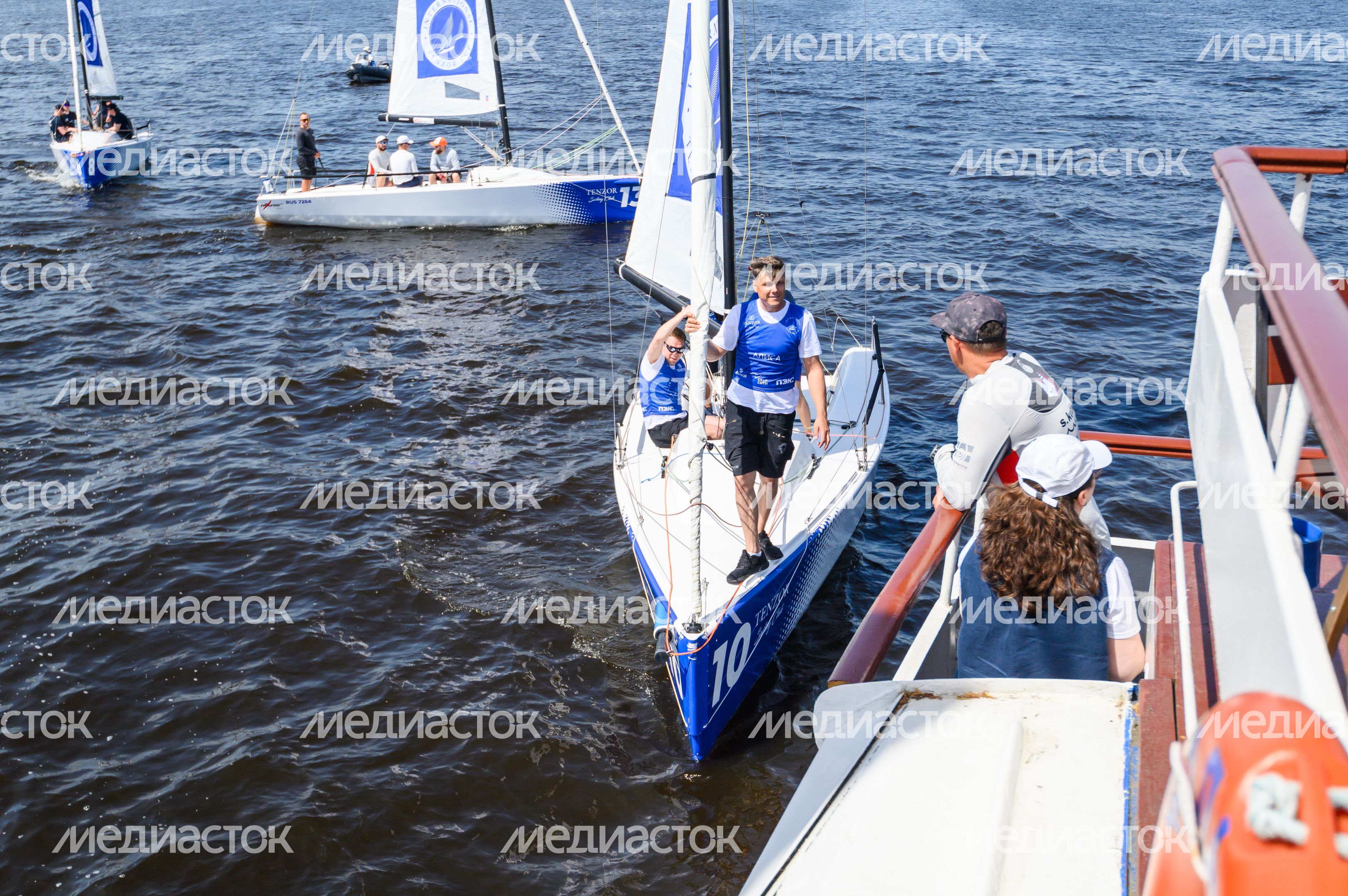 Регата на Пестовском водохранилище в Мытищах