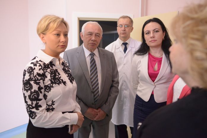 О. Забралова и Н. Суслонова посетили Домодедовскую больницу