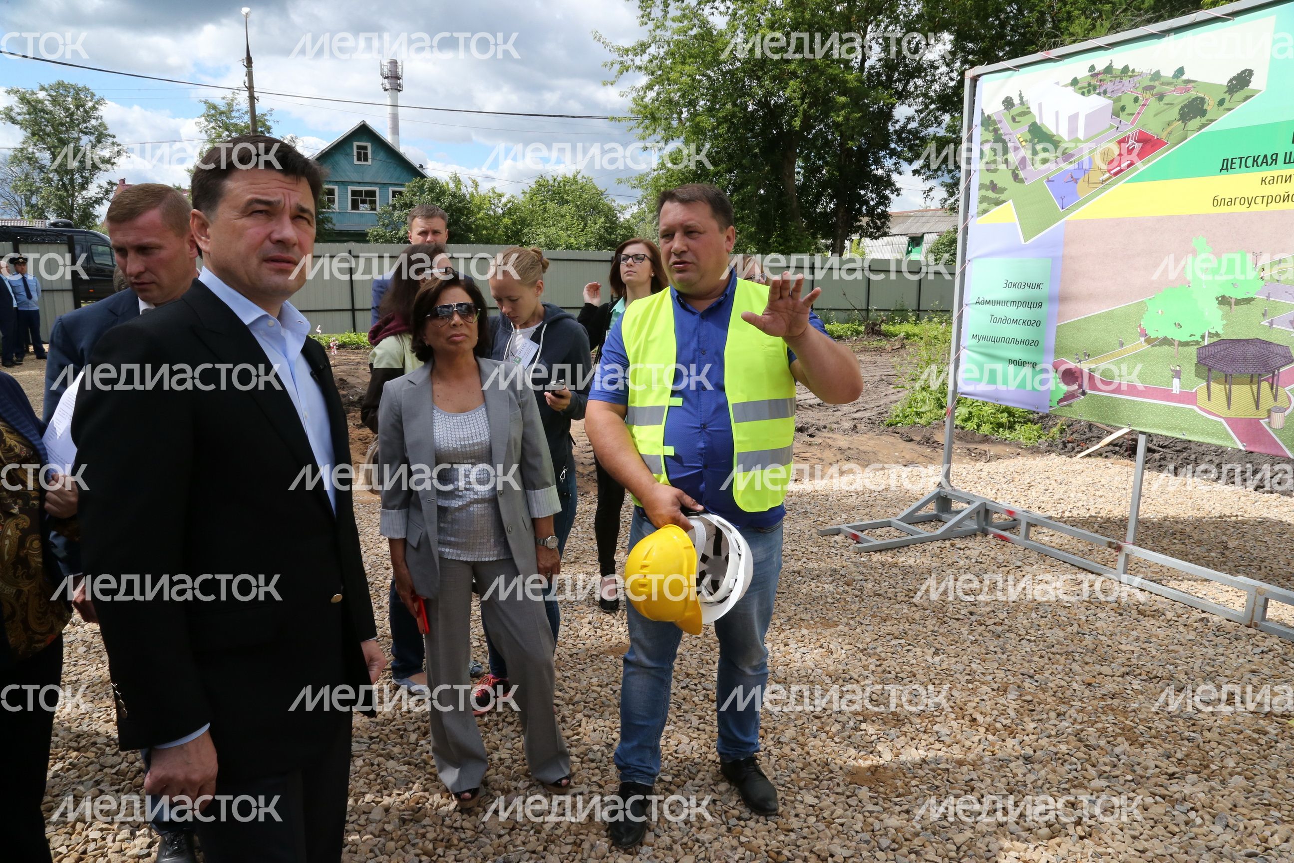 А. Воробьев посетил с рабочим визитом Талдомский район