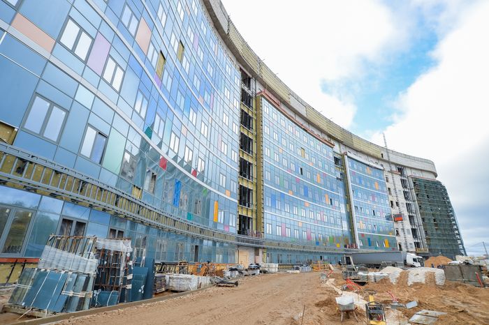 Красногорск. Строительство Красногорской детской областной больницы