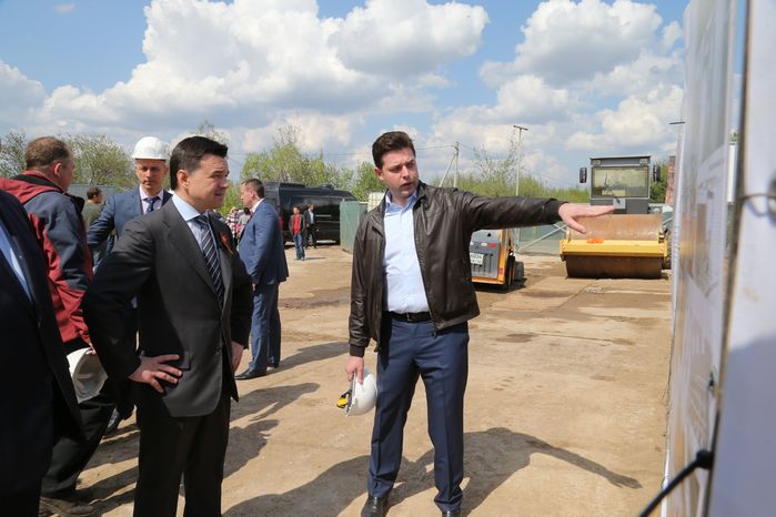 А. Воробьев проверил строительство автодороги «Южный обход Подольска»