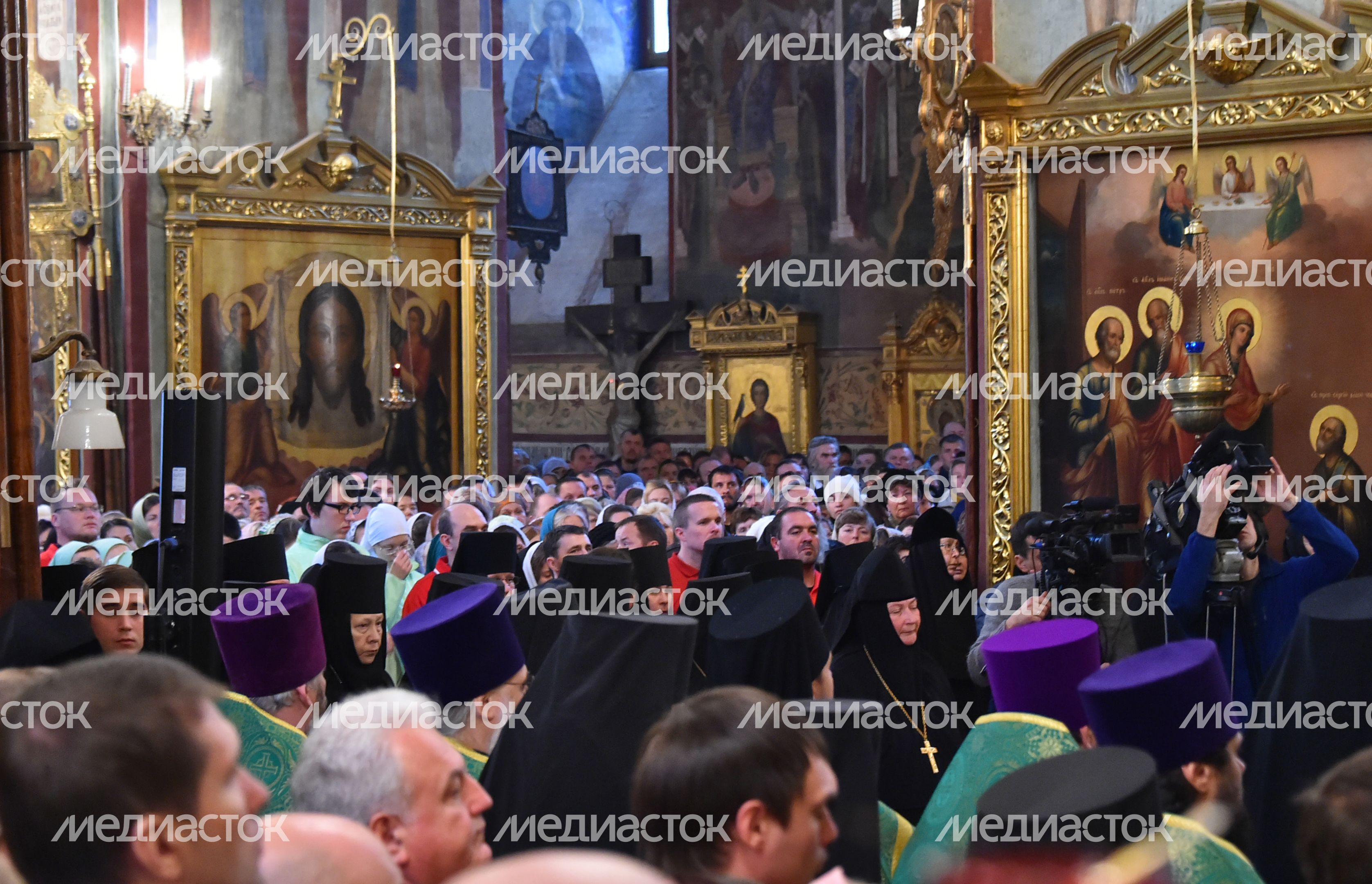 Божественная литургия по случаю преставления Сергия Радонежского