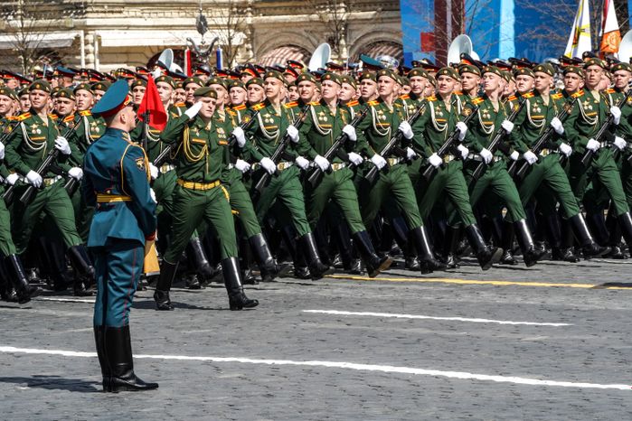 Генеральная репетиция парада Победы в Москве в 2021 году