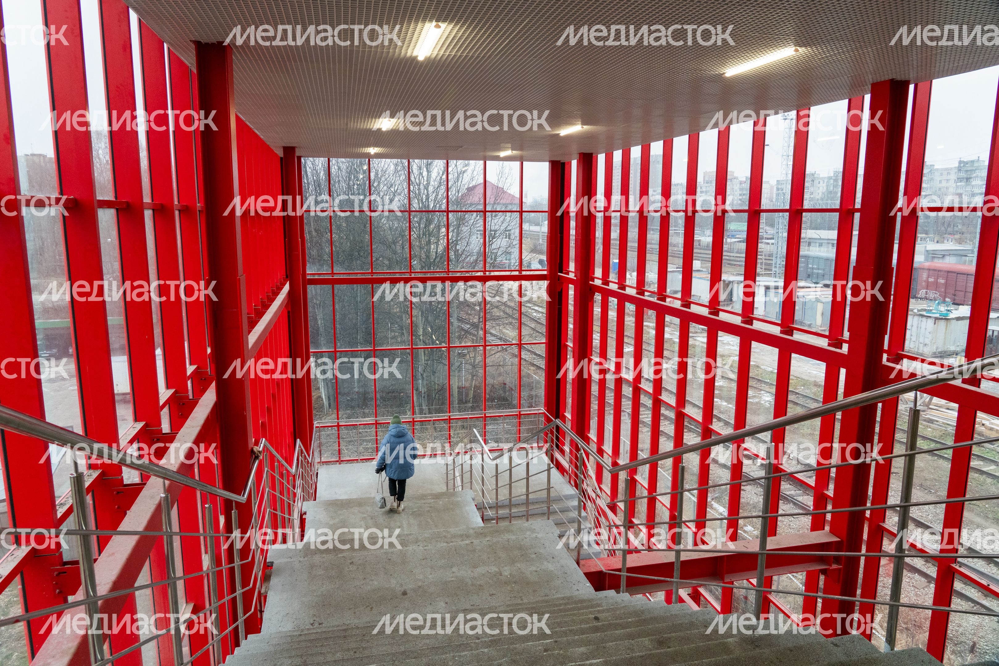 Новый надземный переход на железнодорожной станции «Серпухов» Новый надземный переход на железнодорожной станции «Серпухов»