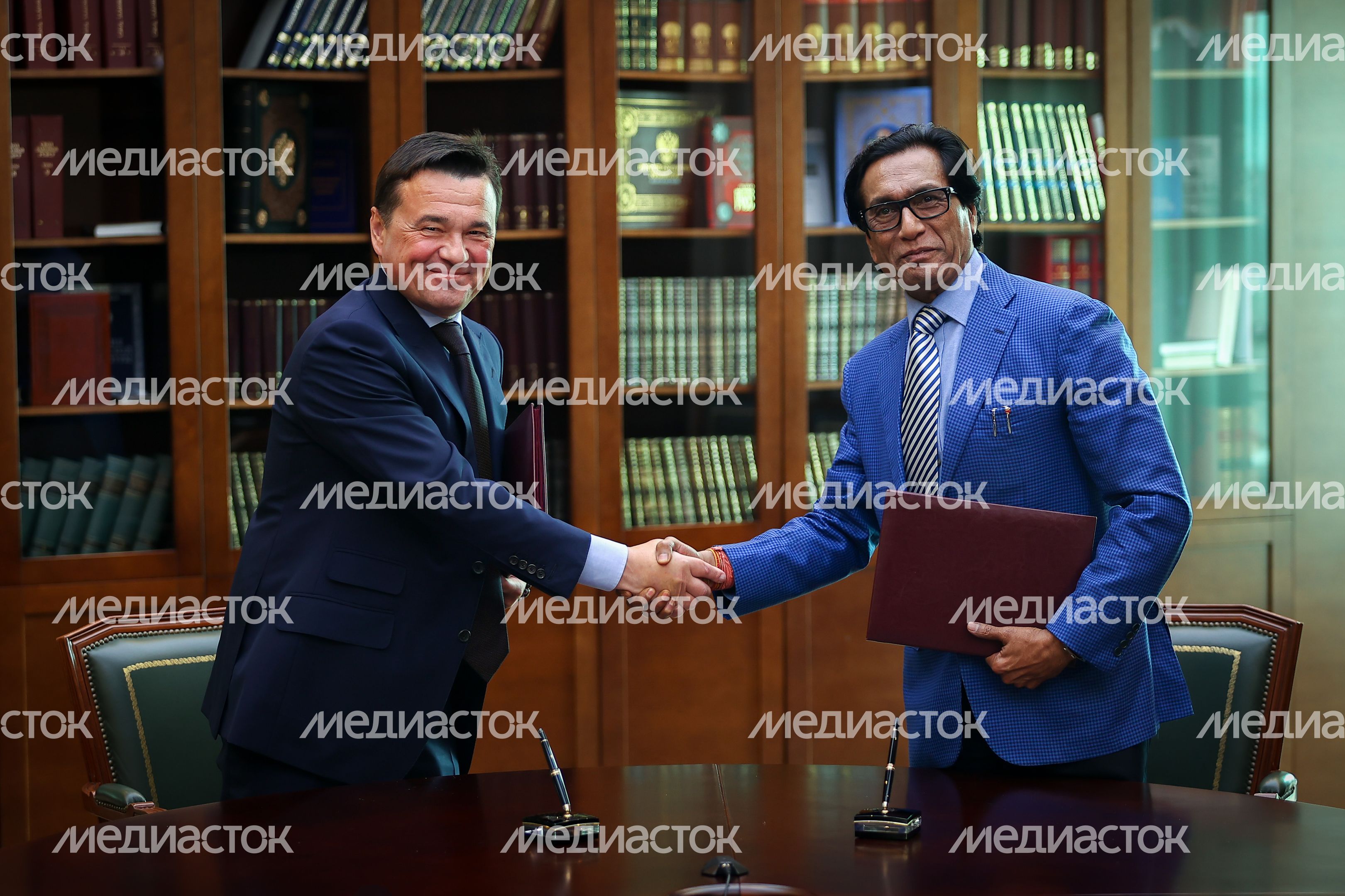 Встреча Губернатора Подмосковья с управляющим директором «Uflex Group» Ашоком Чатурведи