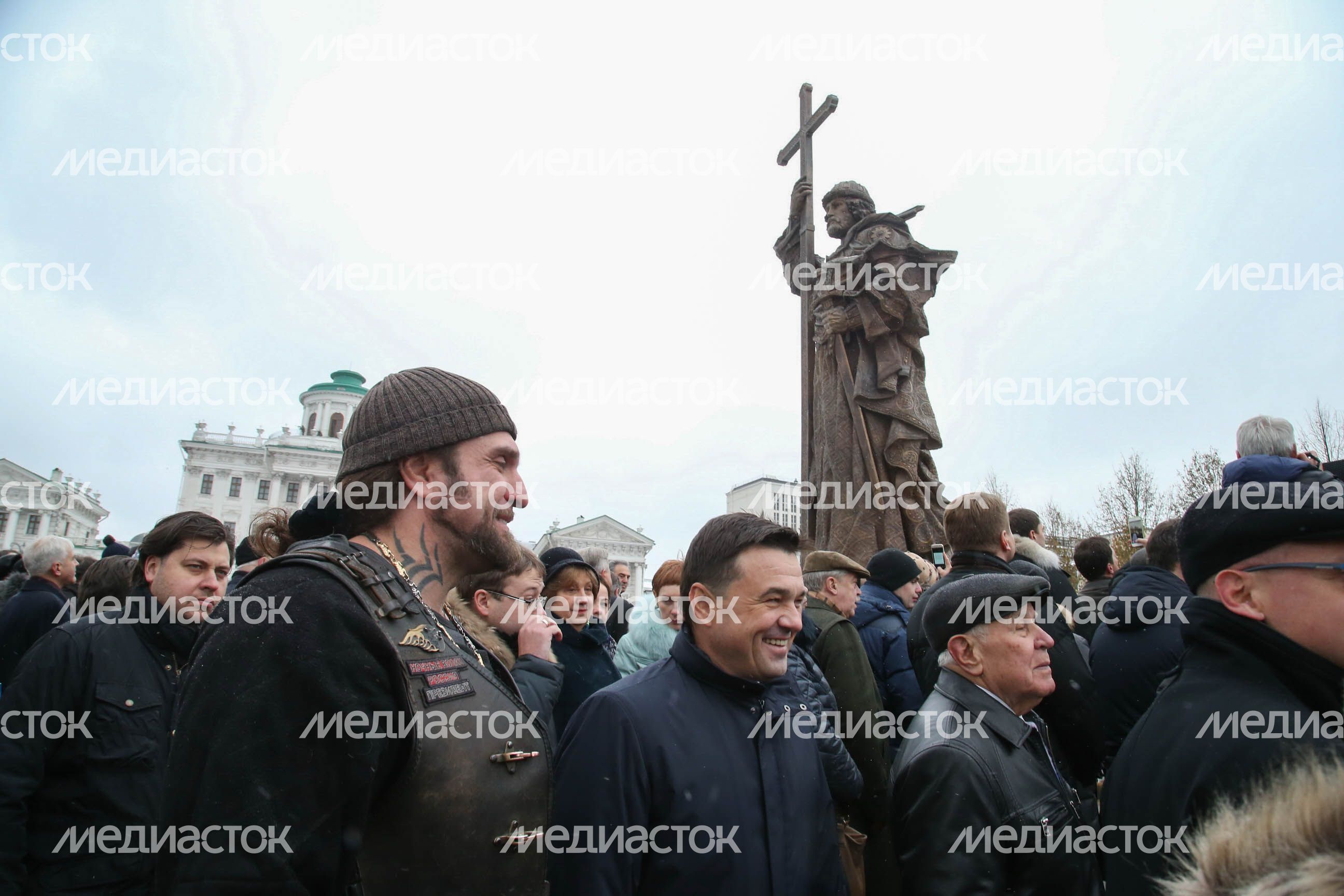 Торжественное открытие памятника князю Владимиру в Москве