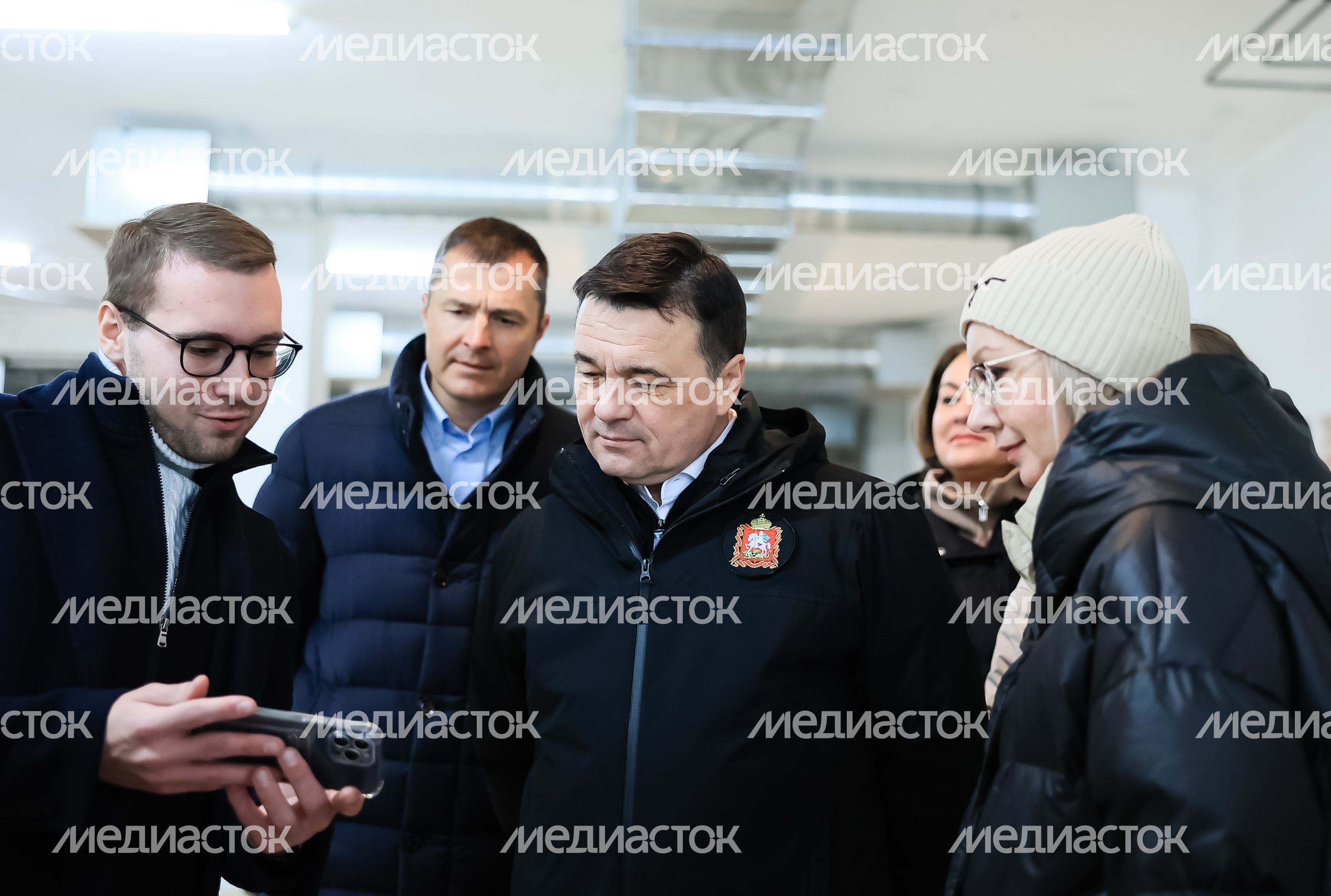 Проверка губернатором строительства школы в Люберцах