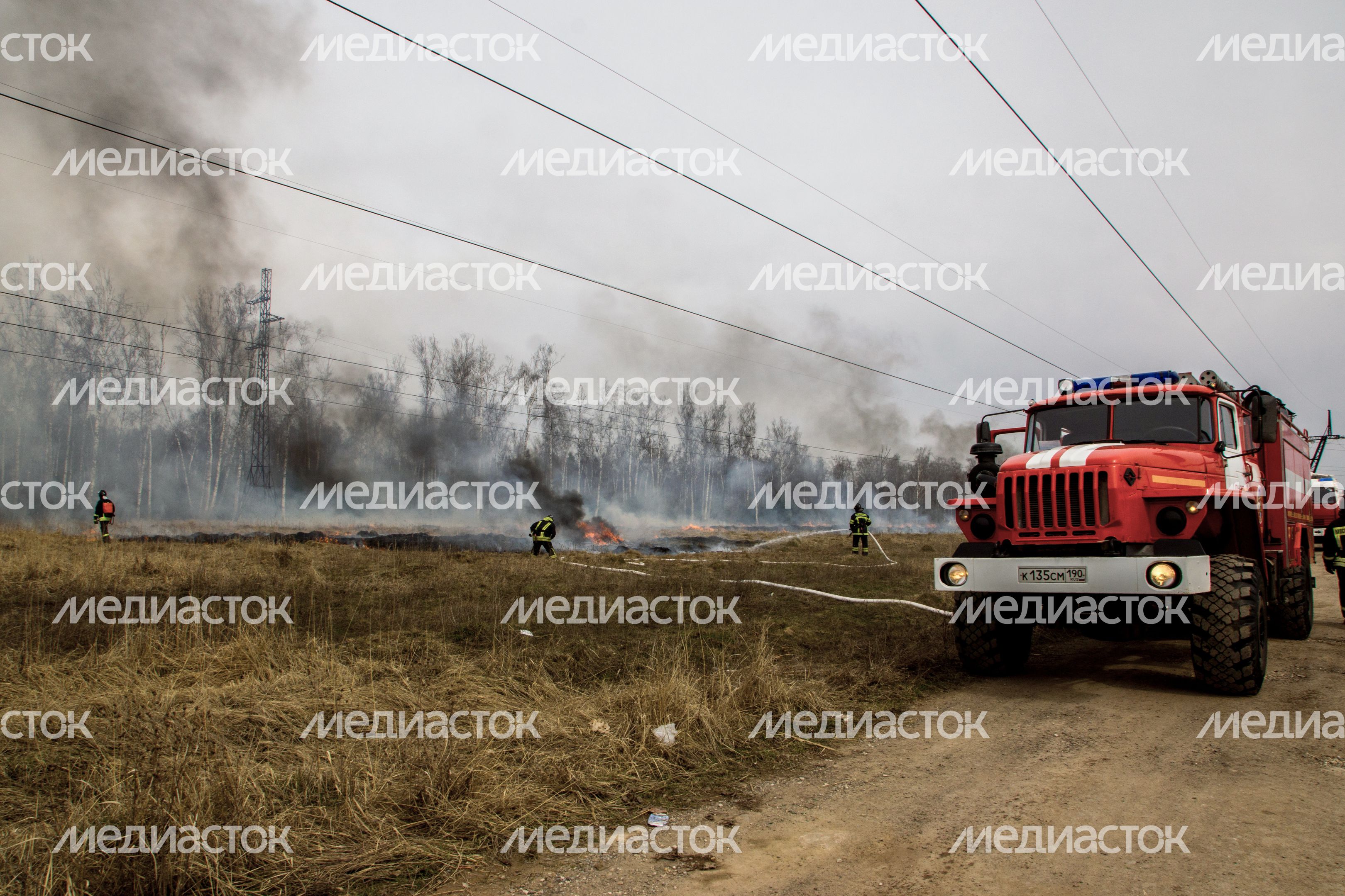 Пожарно-тактические межведомственные учения в Подольске