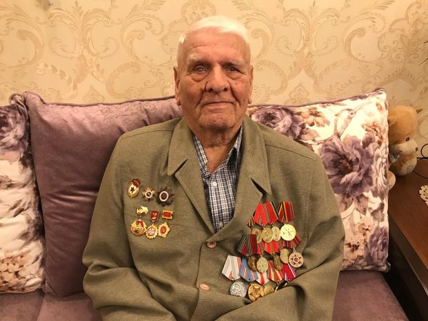 100-летний юбилей жителя Подольска Потапа Иосифовича Могилея