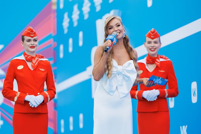 Актриса Алла Михеева на VK Fest -2024 в московских "Лужниках"