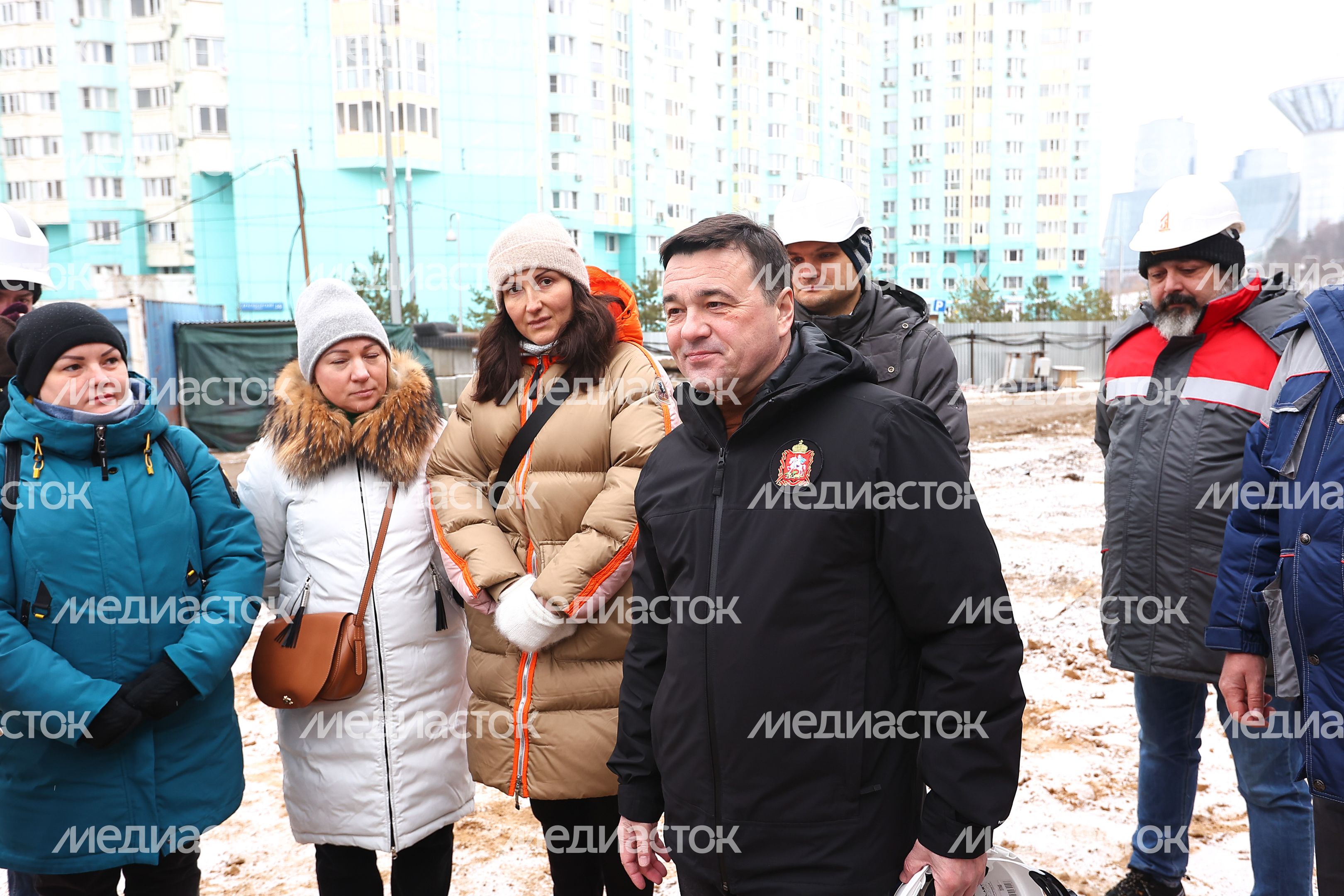 Проверка губернатором образовательного комлекса в Красногорске​