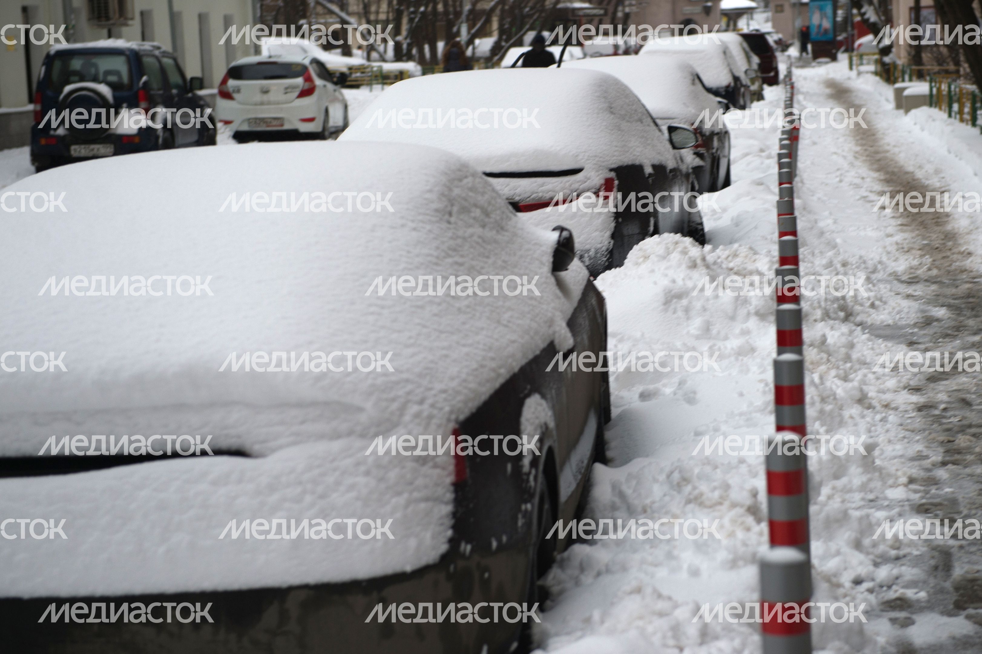 Снегопад в Москве