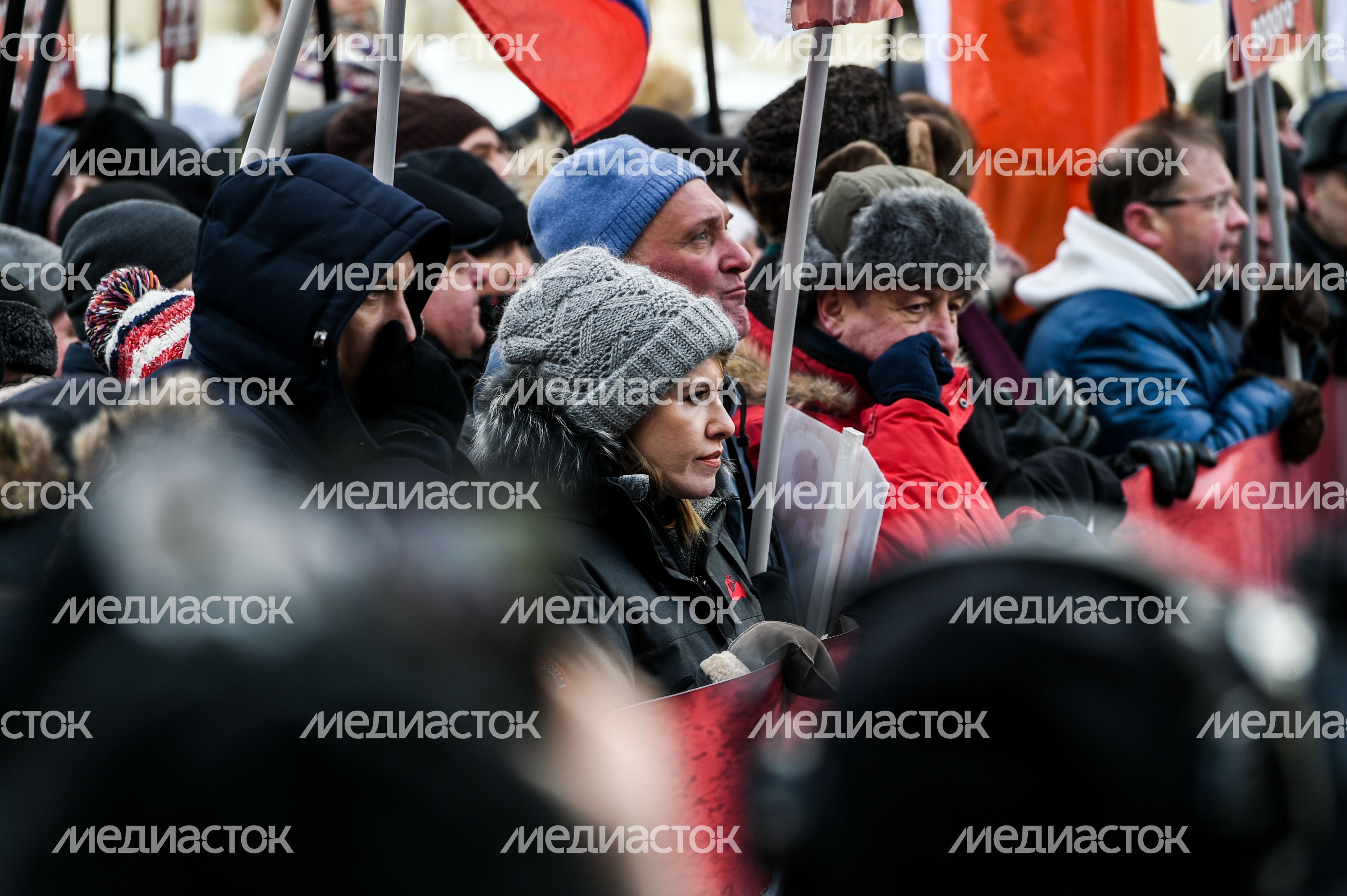 Марш памяти Бориса Немцова в Москве