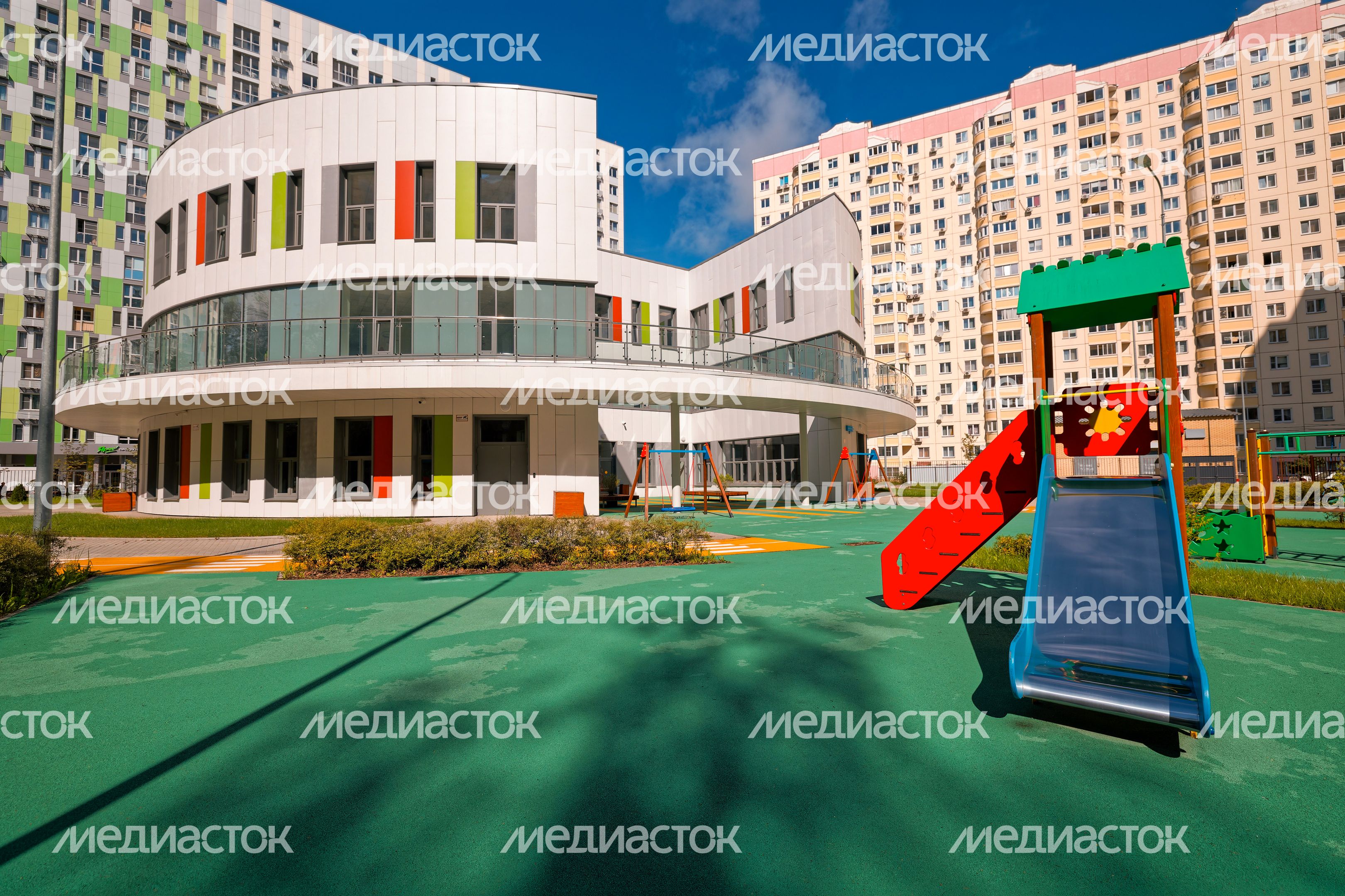 Новый детский сад «Серебряные росы» в поселке Андреевка округа Солнечногорск Новый детский сад «Серебряные росы» в поселке Андреевка округа Солнечногорск