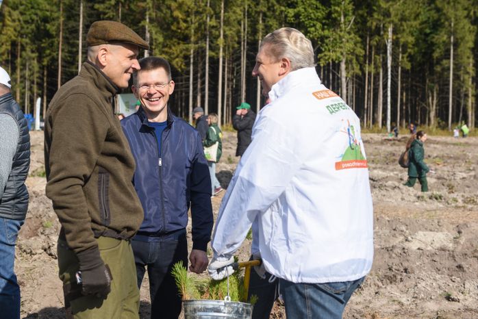 Ежегодная экологическая акция «Наш лес. Посади свое дерево» в Одинцовском городском округе