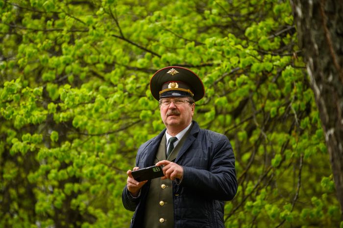 Военно-патриотическая игра «Юнармия, вперед!», посвященная Дню Победы, в Горках Ленинских