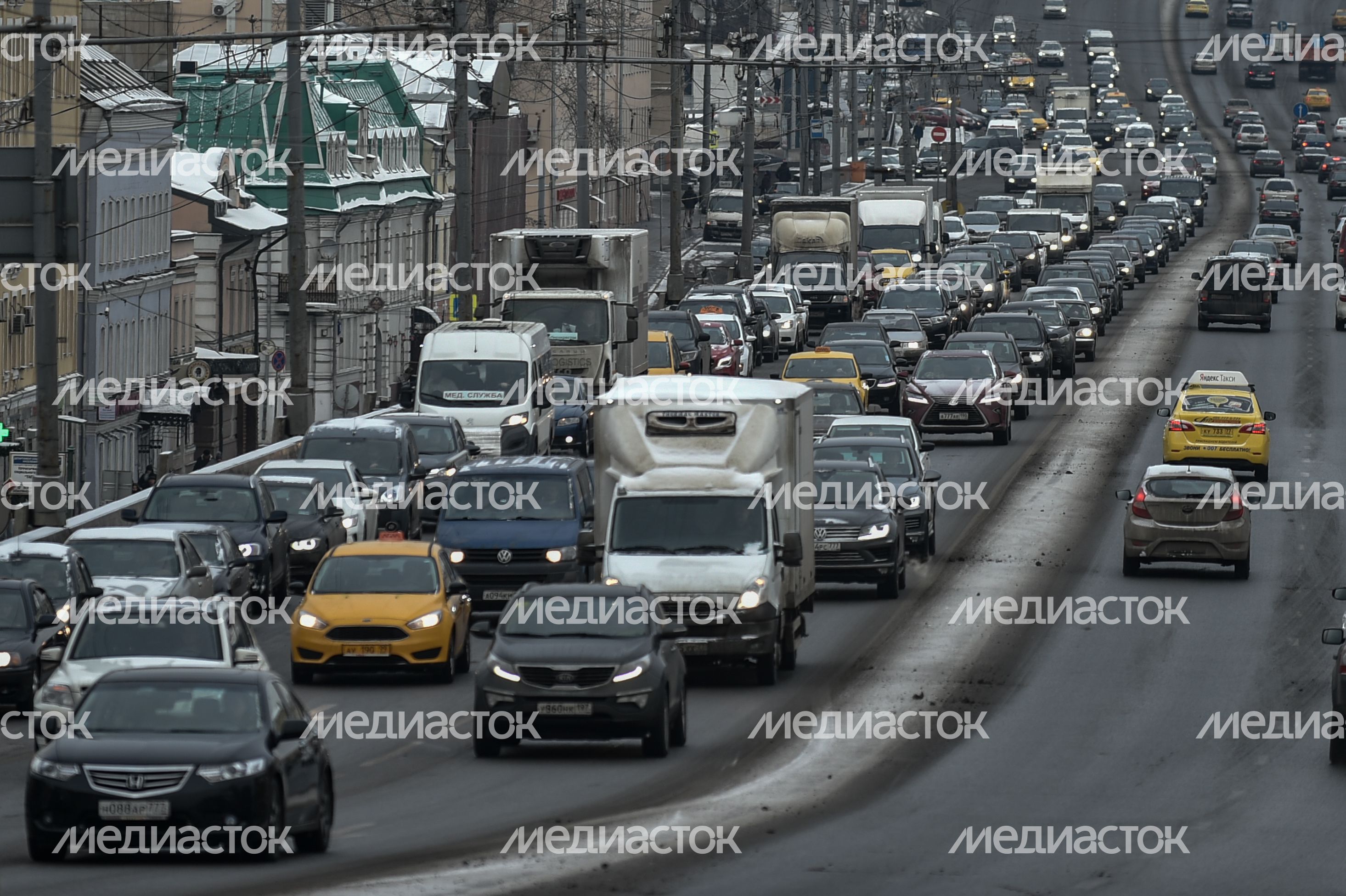 Дорожная ситуация в Москве