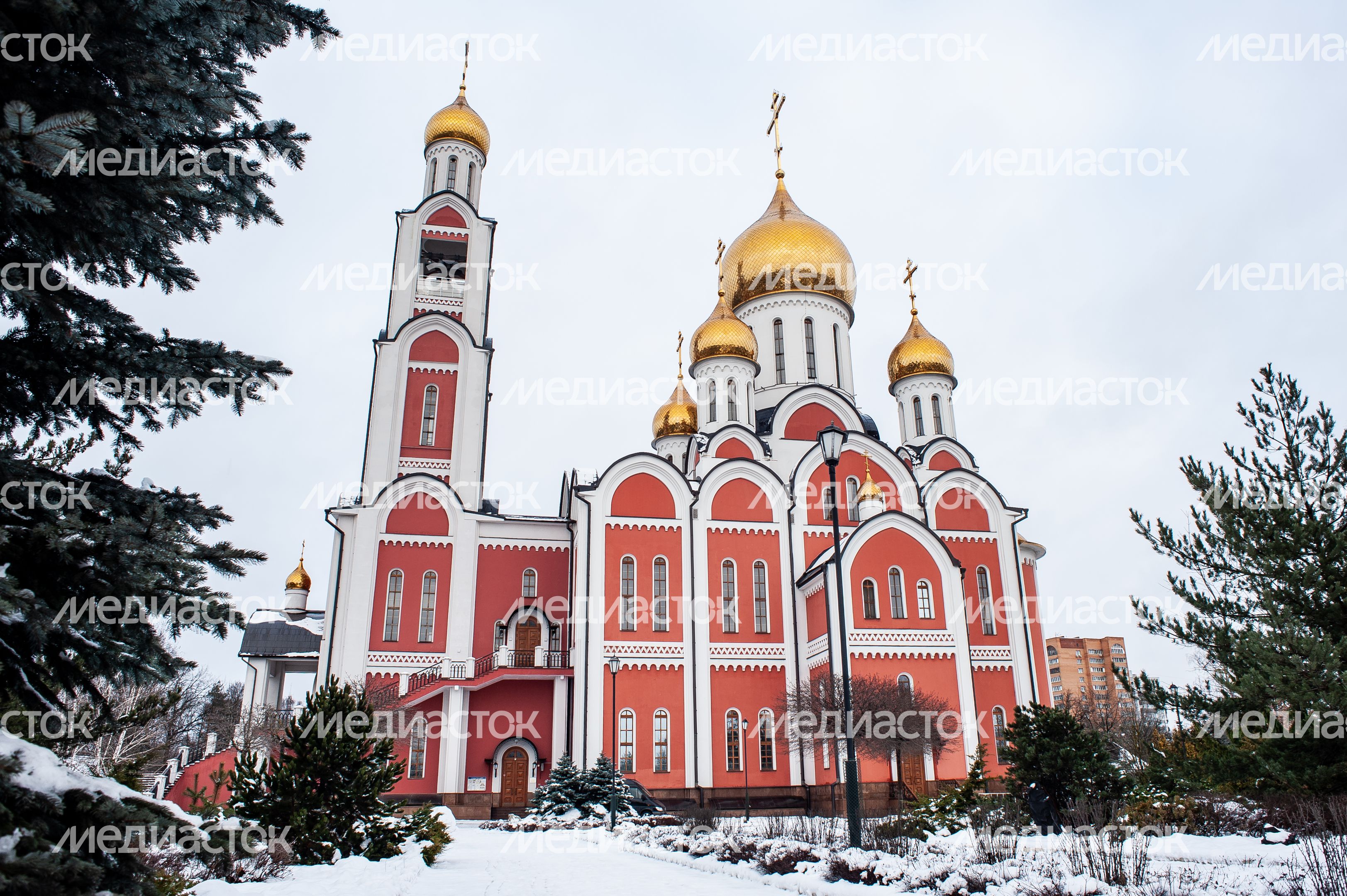 Зимние виды города Одинцово