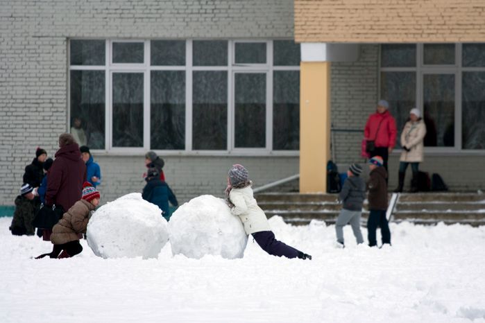 Снегопад в Черноголовке