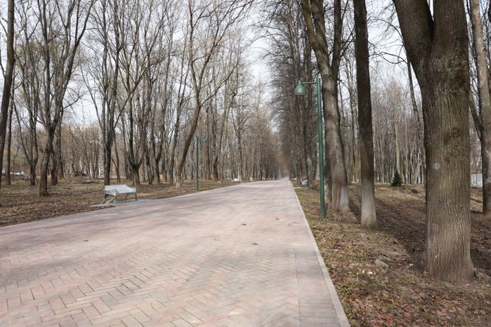 В Щелково продолжается благоустройство Центрального парка