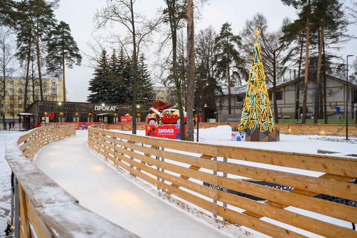 Парк «Пехорка» в Балашихе зимой