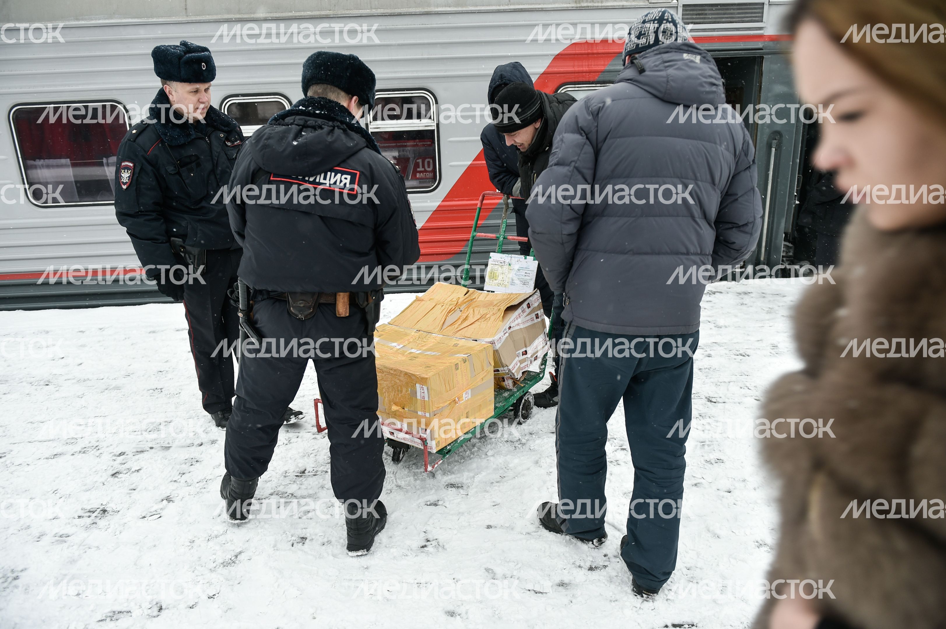  Работа Полиции на Казанском вокзале
