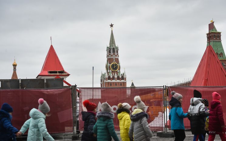 Городская жизнь в Москве в марте