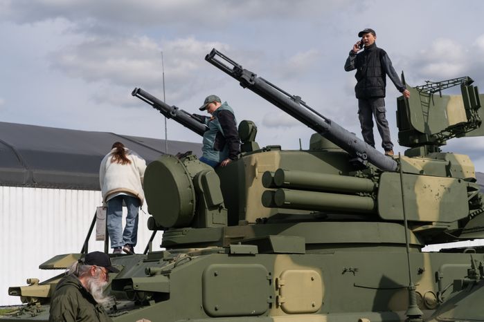 Боевая машина зенитного ракетного корпуса на Музейной площадке №1 парка «Патриот»