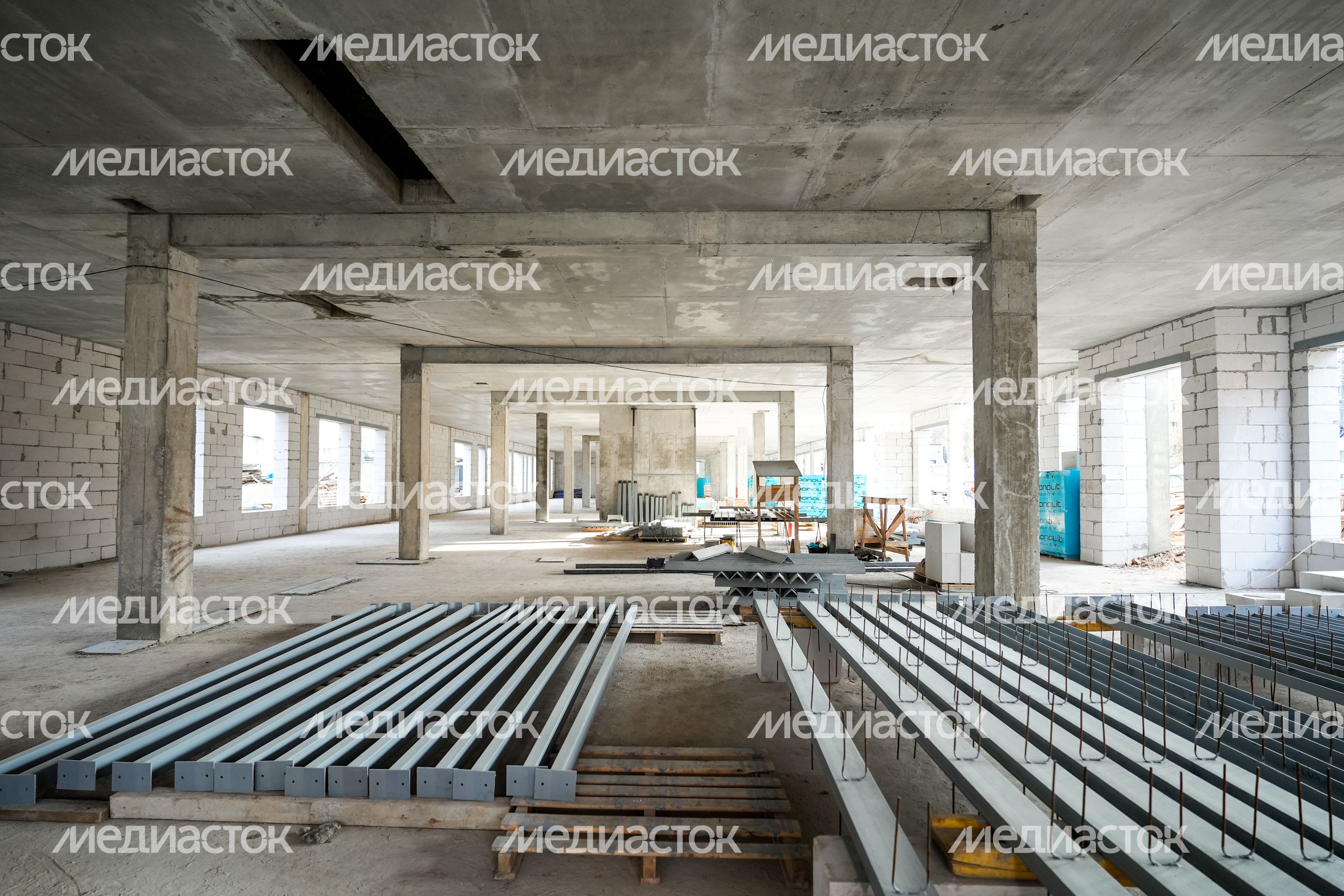 Строительство новой 4-этажной детской поликлиники в Звенигороде Строительство новой 4-этажной детской поликлиники в Звенигороде