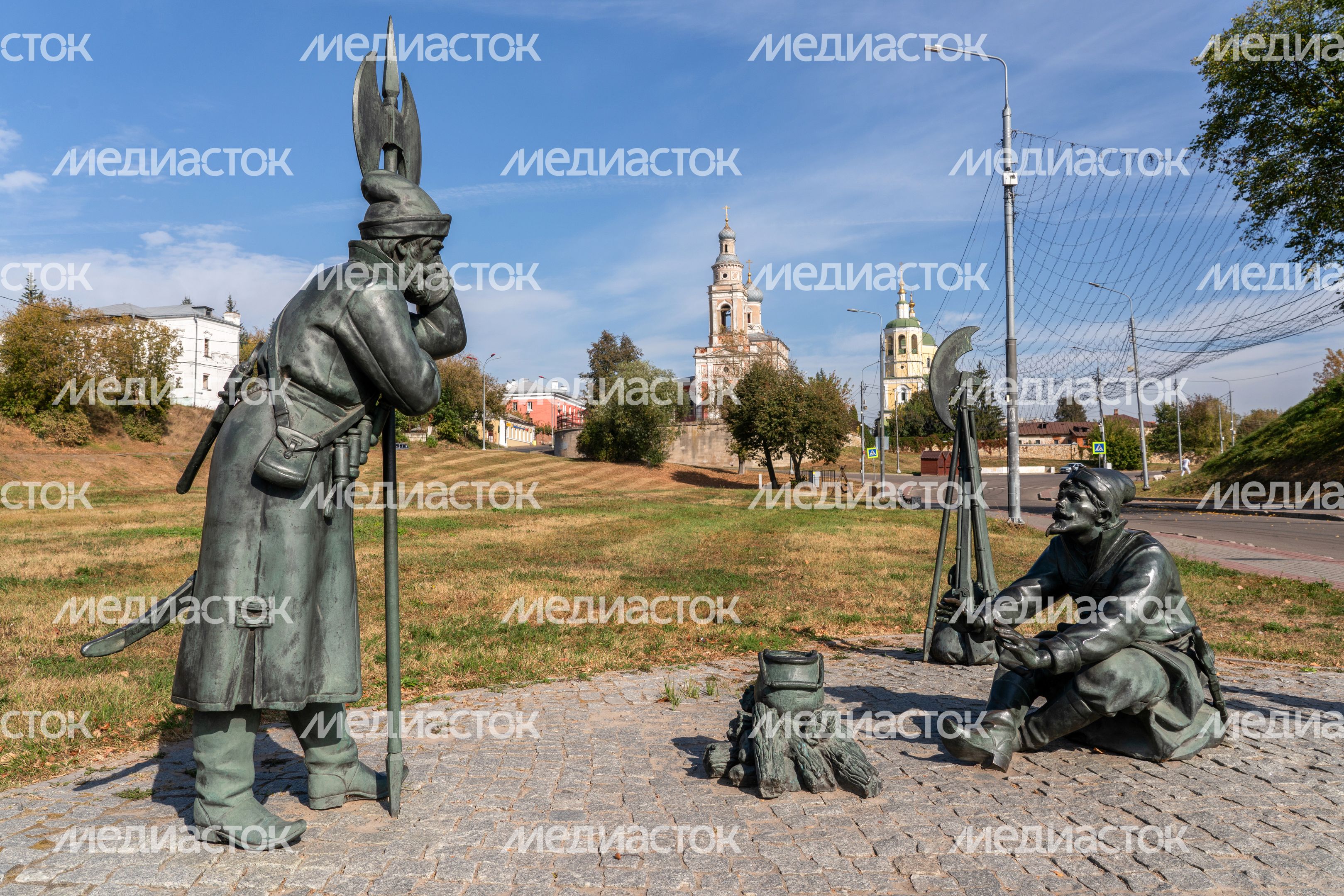 Скульптурная композиция «Стрельцы» в Серпухове Скульптурная композиция «Стрельцы» в Серпухове