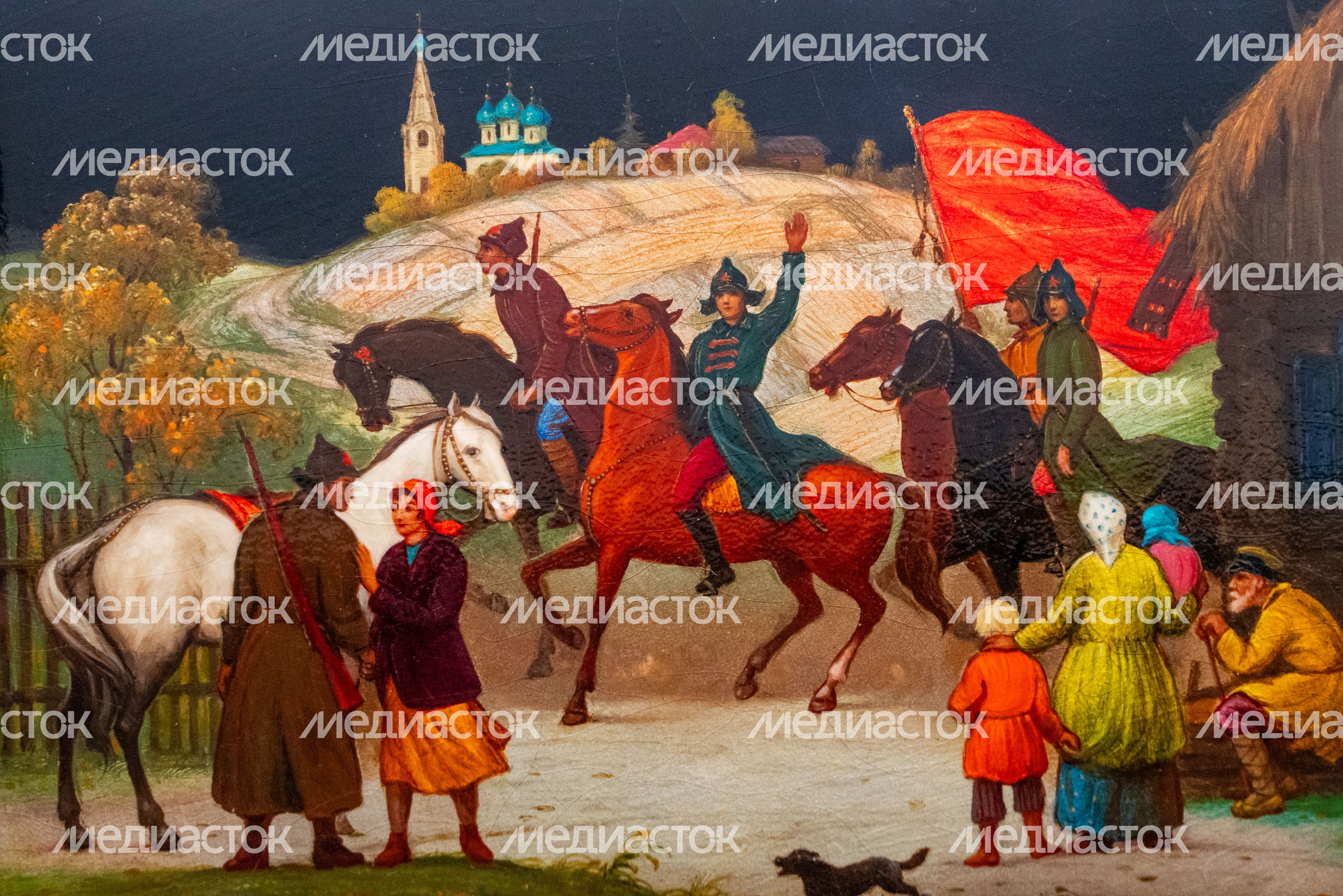 Федоскинская лаковая миниатюра живописи на выставке «Федоскино: где живет душа» в музее «Новый Иерусалим» города Истра Федоскинская лаковая миниатюра живописи на выставке «Федоскино: где живет душа» в музее «Новый Иерусалим» города Истра