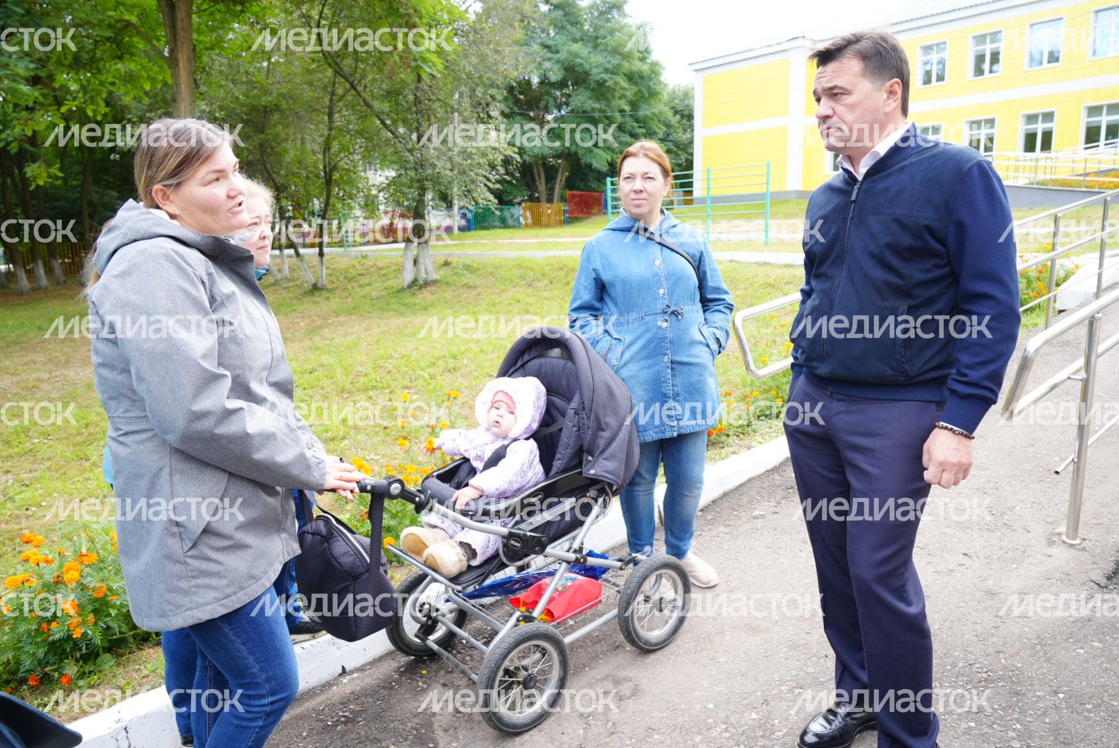 Проверка работы школы №3 в Кашире Губернатором Подмосковья