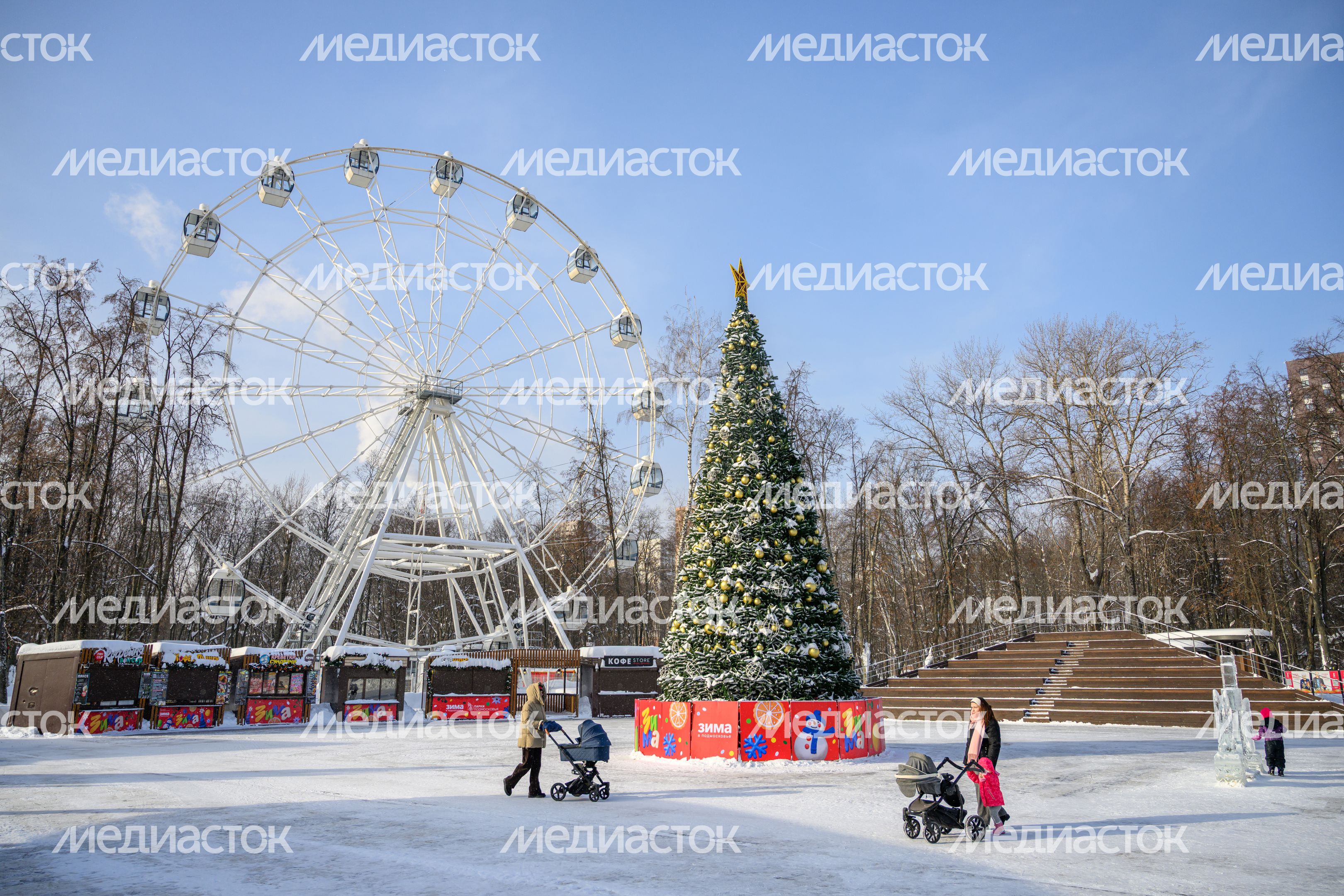 Наташинский парк зимой в Люберцах Наташинский парк зимой в Люберцах