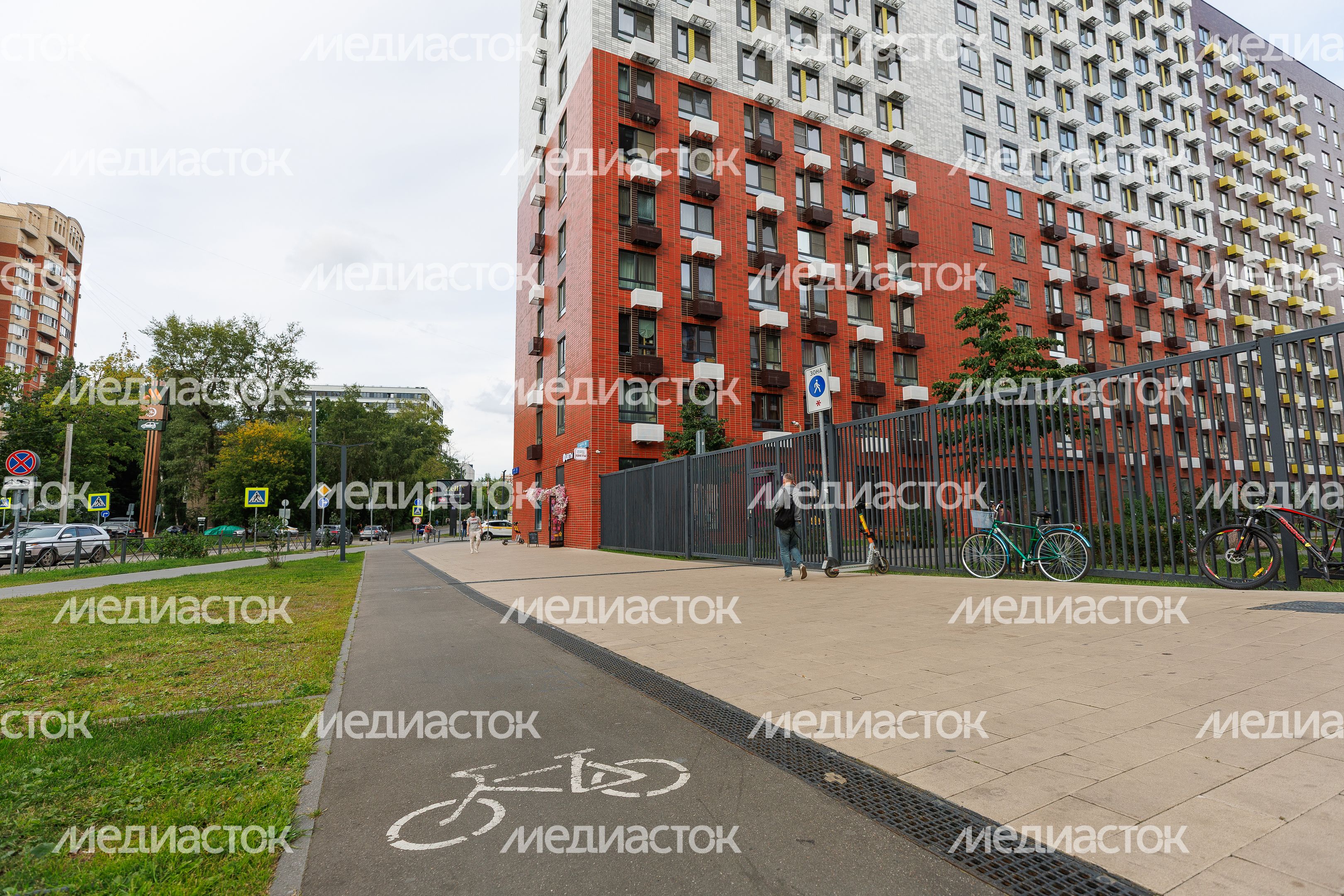Городской пейзаж многоэтажек в Люберцах Городской пейзаж многоэтажек в Люберцах