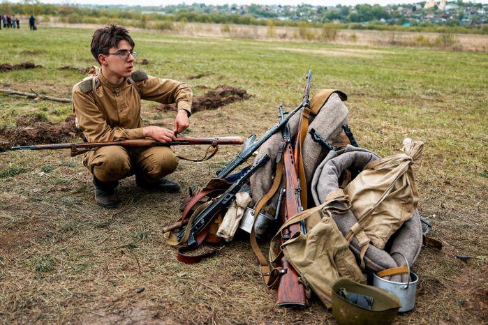 XIX Военно-исторический фестиваль "Огненная дуга" в Ступино