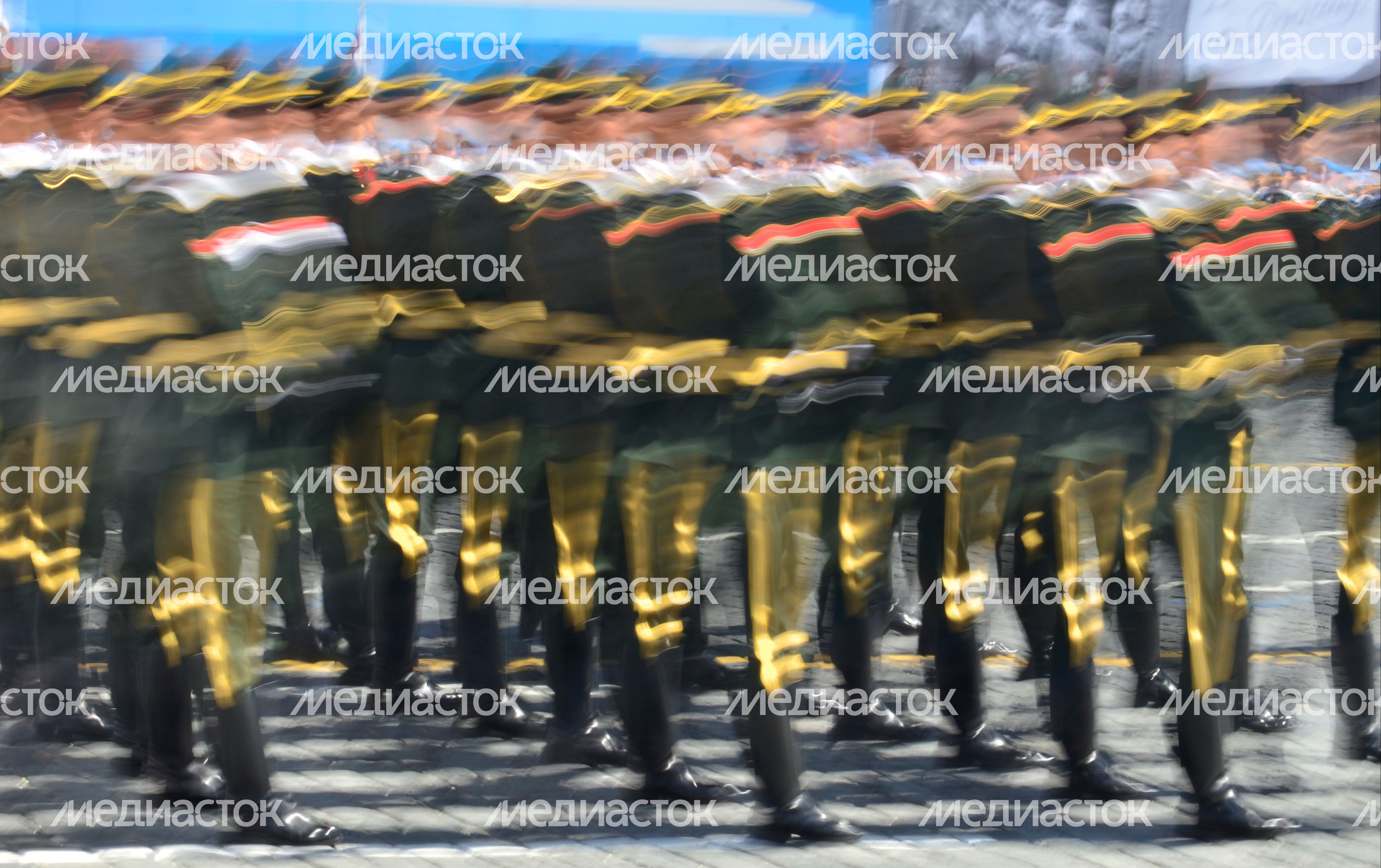 Генеральная репетиция парада Победы на Красной площади