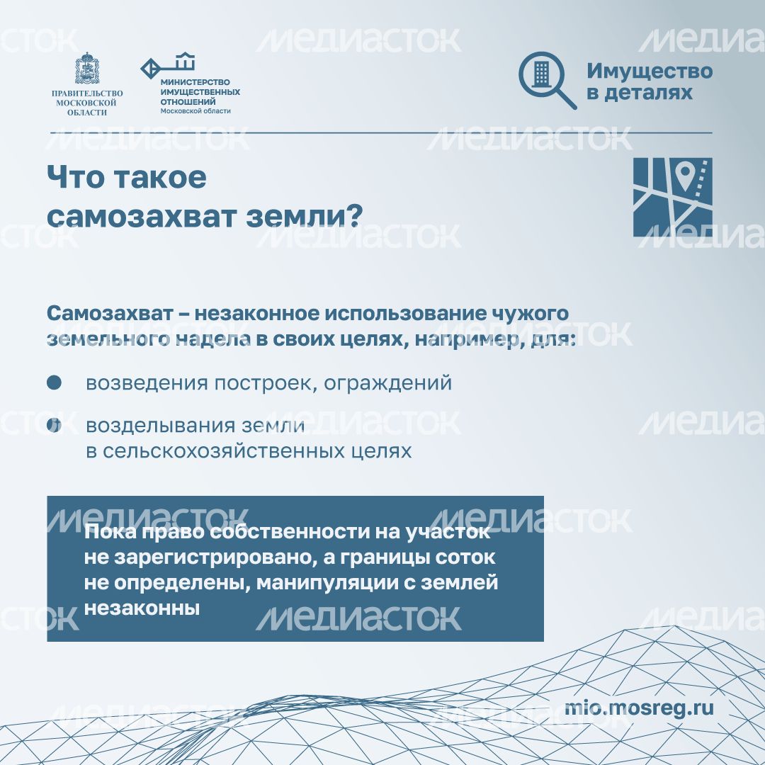 Имущество в деталях. Самозахват земли