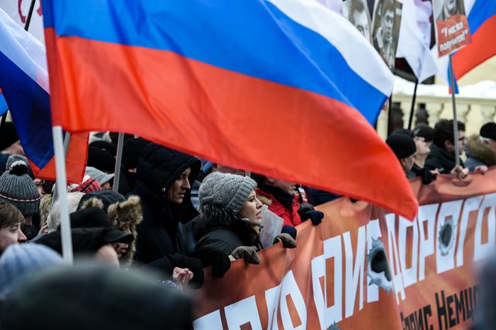 Марш памяти Бориса Немцова в Москве