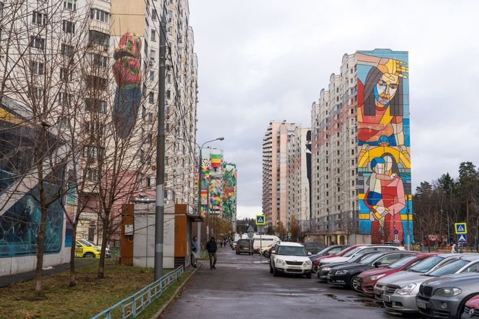 Граффити в Новой Трехгорке в Одинцово