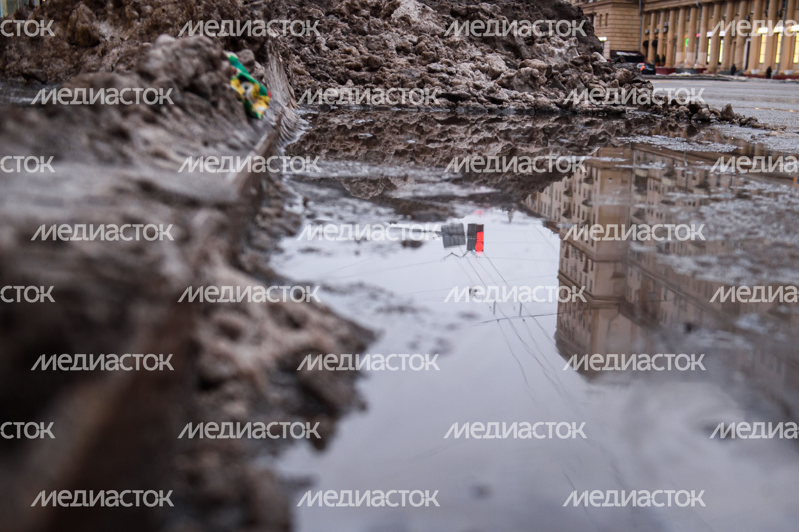 Декабрьская слякоть в Москве Декабрьская слякоть в Москве