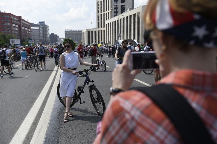Всероссийский велопарад в Москве