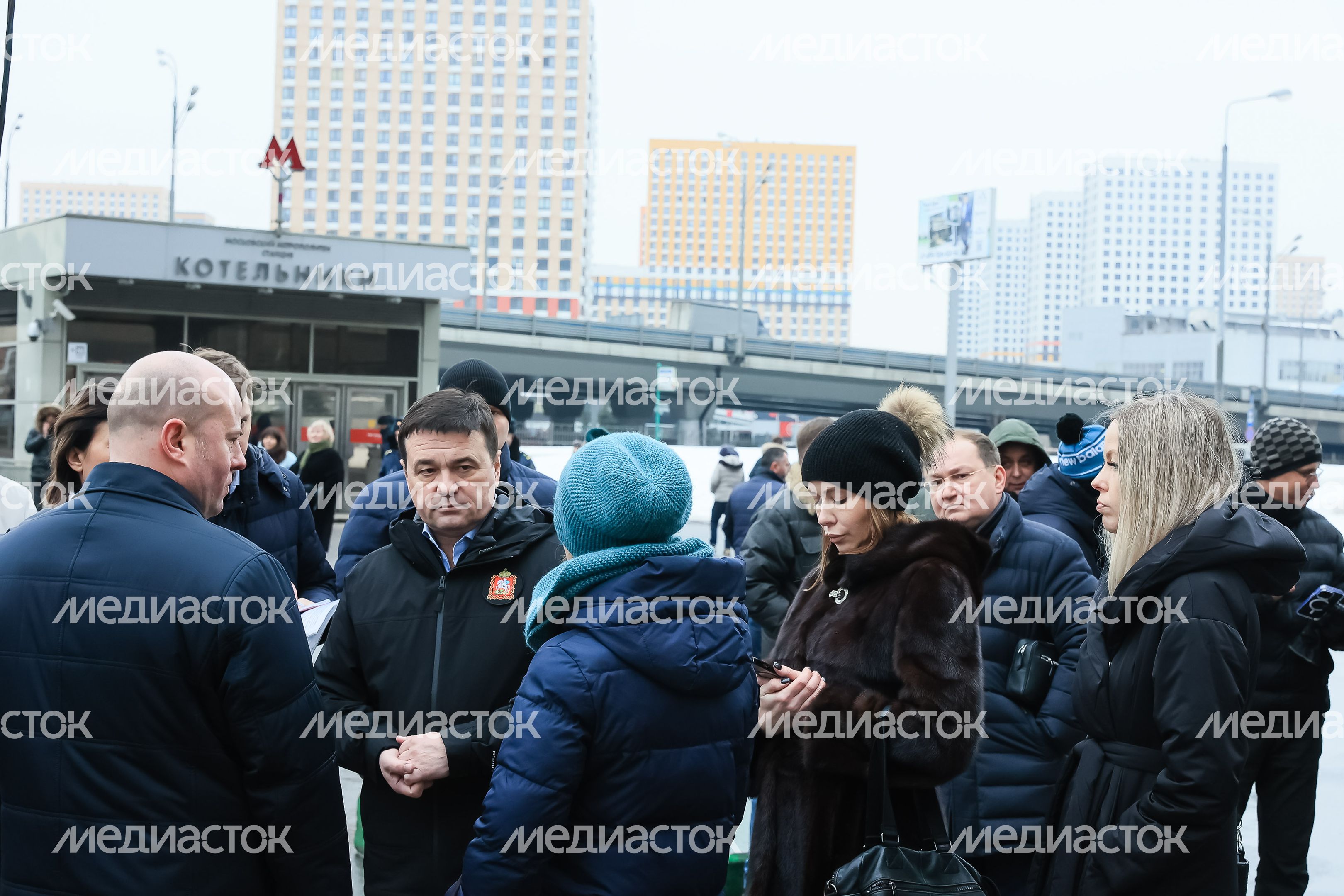 Посещение губернатором пересадочного узла в Котельниках