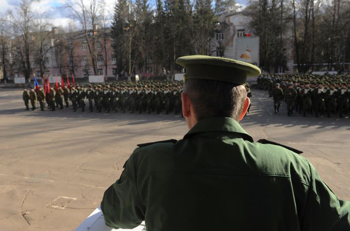 Репетиция парада Победы в Серпухове