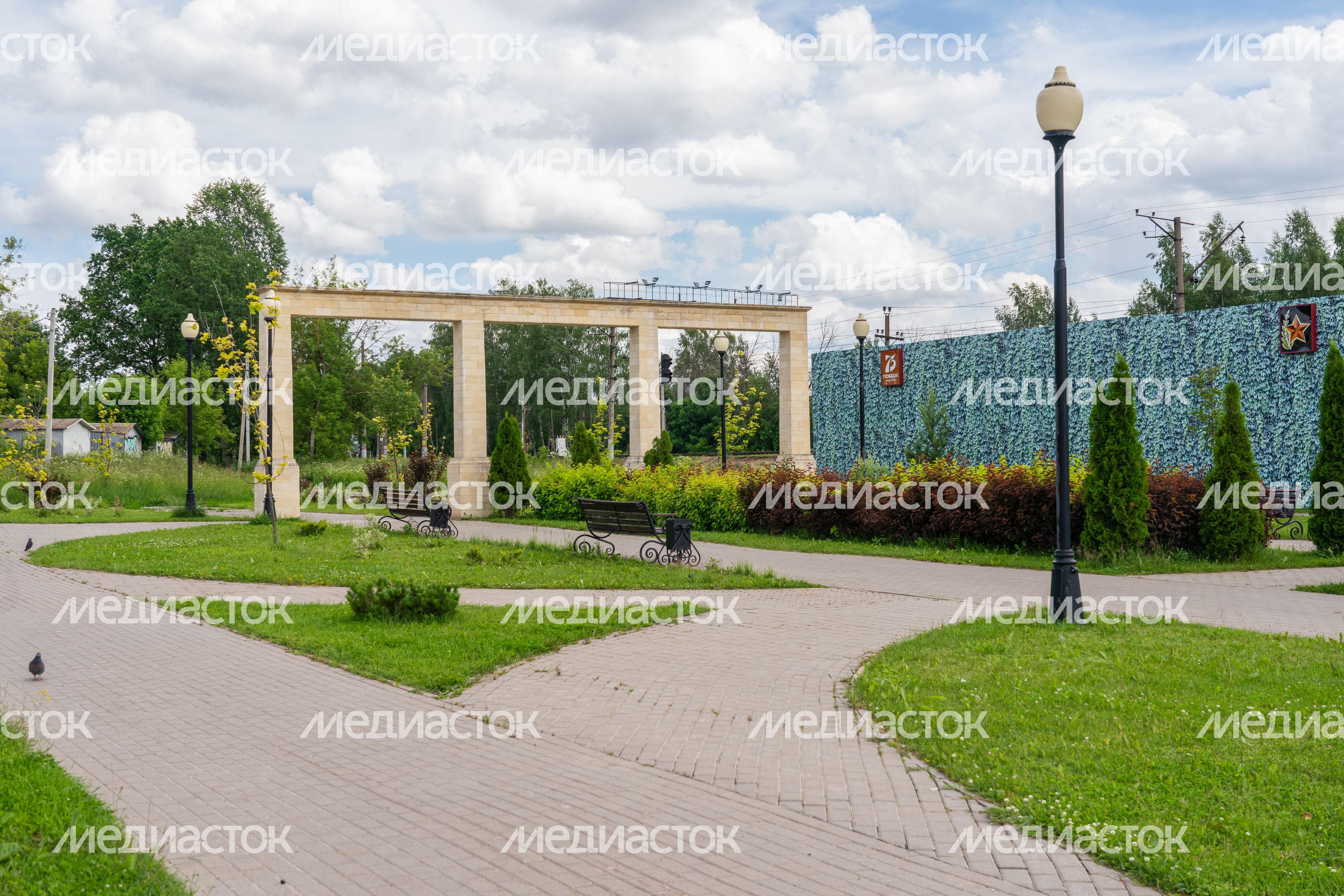 Сквер имени В.В. Масалова в рабочем поселке Шаховская