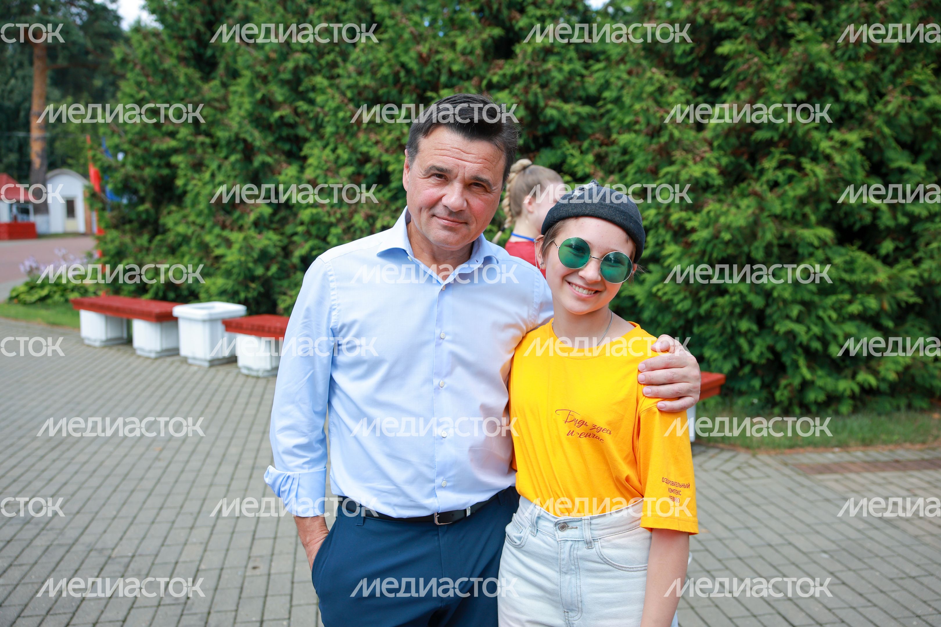 Андрей Воробьев навестил детей участников СВО в оздоровительном лагере "Левково"