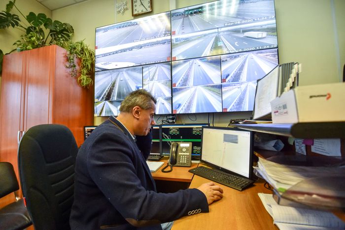 Демонстрация работы беспилотных летательных аппаратов на трассе М-4 «Дон»