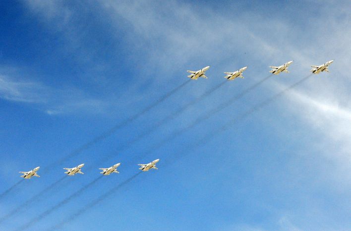 Парад Победы на Красной площади в Москве