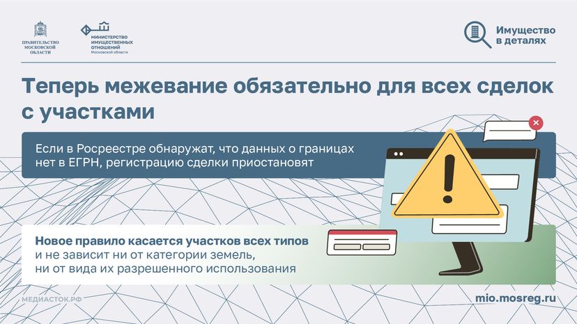 Почему необходимо межевать участки горизонталь 03